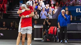 Isner y Sock pusieron en ventaja al Resto del Mundo tras vencer a Federer y Tsitsipas