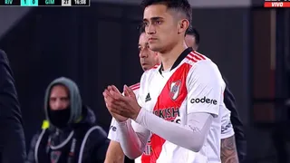 Pablo Solari debutó con la camiseta de River Plate en victoria sobre Gimnasia