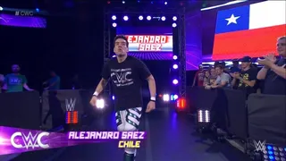Así fue el combate de Alejandro Sáez, el primer chileno en WWE