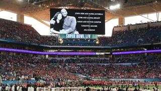 El emotivo homenaje a Kobe Bryant en la previa del Super Bowl