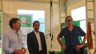 Ricardo Gareca se instaló en Chile con su cuerpo técnico y recorrió “Juan Pinto Durán”
