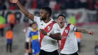 Miguel Borja sentenció el agónico triunfo de River Plate en el superclásico contra Boca Juniors