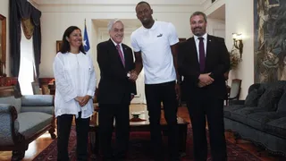 Kantor: El Presidente Piñera estuvo con Usain Bolt cuando ganó su primera medalla olímpica