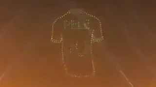 Qatar le realizó un homenaje a Pelé con drones