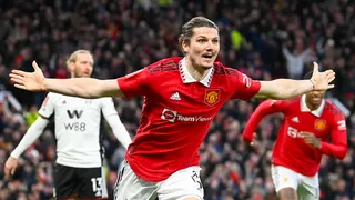 Manchester United contó con golazo de Sabitzer ante Fulham y avanzó a semis en la FA Cup