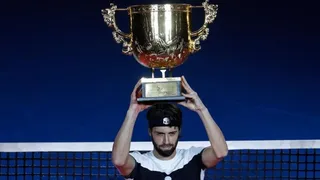 Nikoloz Basilashvili dio la sorpresa y venció a Juan Martín del Potro en la final de Beijing