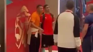 Mbappé visitó a Hakimi en el día libre de Francia tras brillar ante Polonia