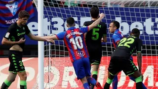 El empate de Eibar ante Real Betis en que Fabián Orellana marcó un gol