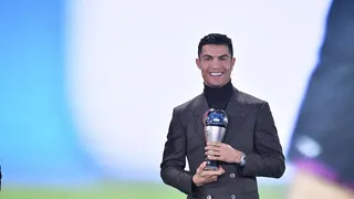 Cristiano Ronaldo recibió premio especial en The Best por récord de goles con selecciones
