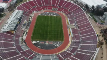 Ministerio del Deporte mostró los avances de la nueva pista atlética del Estadio Nacional para Santiago 2023