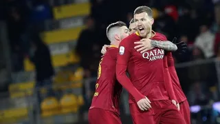 Edin Dzeko comandó exigida victoria de AS Roma ante Frosinone en la Serie A