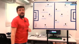 La Pizarra de Burgueño: El funcionamiento de la Roja de Rueda ante Corea del Sur