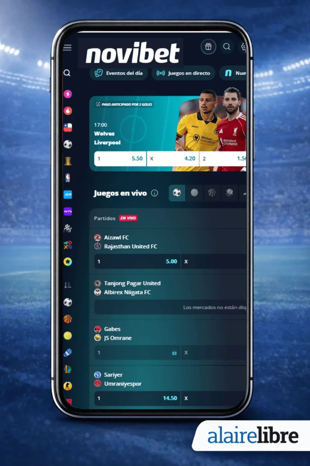 apostar en novibet chile