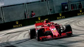 Kimi Raikkonen dominó los segundos entrenamientos libres del GP de Singapur
