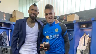 Arturo Vidal se mostró en “modo partido” junto a su “hermanito” Lautaro Martínez