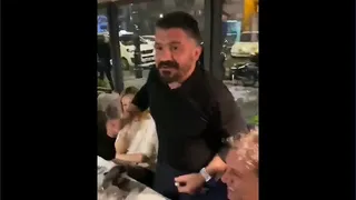 Atrevido mesero le jugó una broma a Gennaro Gattuso