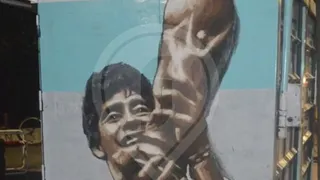 El notable homenaje en su puesto de trabajo de la ex suegra de Maradona