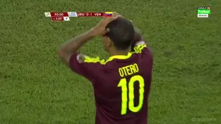 La increíble chance que perdió Rómulo Otero ante Uruguay