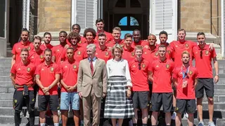 Reyes de Bélgica recibieron en Bruselas al plantel que fue tercero en Rusia 2018