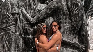 Melita y Antonia Abraham sacaron suspiros en sus vacaciones en Playa del Carmen