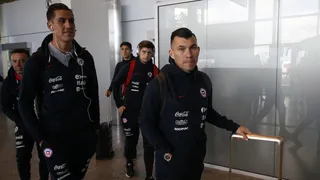 Así fue la llegada de la selección chilena a Aalborg en Dinamarca