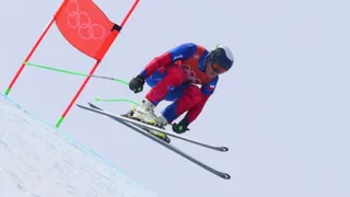 Henrik Von Appen no finalizó la prueba combinada en PyeongChang para cuidar su muñeca