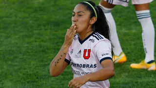 Ana Gutiérrez amplió la ventaja de U. de Chile ante S. Morning en la final del fútbol femenino