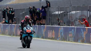 Fabio Quartararo ganó en Andalucía y sumó su segunda victoria consecutiva en el MotoGP