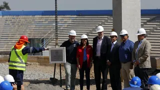 Con figuras históricas y autoridades: La UC puso la primera piedra para su nuevo estadio