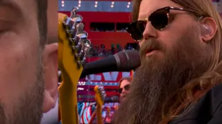 Chris Stapleton realizó emotiva interpretación para el himno de EE.UU. en la previa al Super Bowl