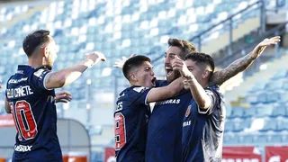 ¡Intratable! Joaquín Larrivey marcó su segundo gol y adelantó a la U en el clásico universitario