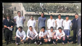 Colorizaron imagen de la selección chilena que participó en el primer mundial