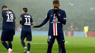 Neymar realizó un polémico gesto a la hinchada de PSG tras anotar en victoria sobre Nantes