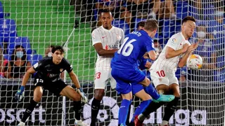 Sevilla venció con lo justo a Getafe y es líder en la liga española