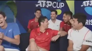 El hilarante momento que protagonizó el equipo chileno en la ATP Cup