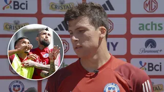 Gonzalo Tapia valoró presencia de Arturo Vidal en los entrenamientos de La Roja sub 23