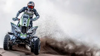 Ignacio Casale comenzó con todo el Rally Dakar y ganó la primera etapa en Quads