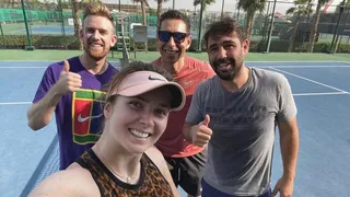 Marcos Baghdatis se convirtió en entrenador de Elina Svitolina
