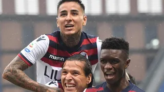 Erick Pulgar brilló con espectacular asistencia en sorpresiva victoria de Bologna sobre Inter de Milán