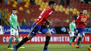 Tobías Figueroa igualó la cuenta para Unión Española ante Audax Italiano en el final del primer tiempo