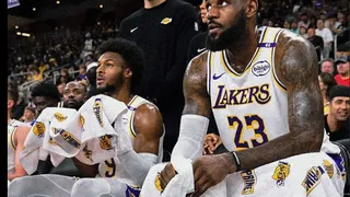 LeBron James y su hijo hacen historia en la NBA