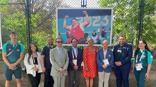 Ministro Jaime Pizarro alabó la medalla obtenida por Yasmani Acosta