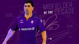 Hinchas escogieron a David Pizarro como el mejor volante central de la década en Fiorentina