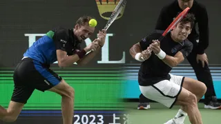 El reñido punto que Medvedev defendió ante Garin en Shanghai