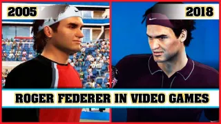 La evolución de Roger Federer en videojuegos desde 2005 al 2018