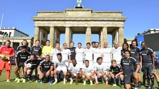 Marcelo Salas jugó un duelo con figuras de Juventus y Barcelona