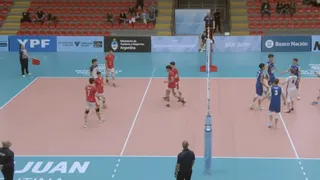 Chile perdió ante Italia en su debut en el Mundial Sub 19 de Voleibol