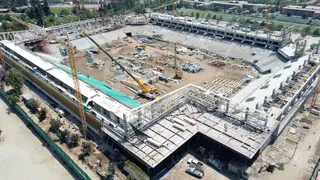 Los avances de los trabajos en el Estadio San Carlos de Apoquindo