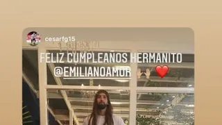 ¿Es Jesús? Los cómicos saludos a Emiliano Amor por su cumpleaños