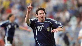 Se cumplieron 15 años del primer gol de Lionel Messi por la selección argentina